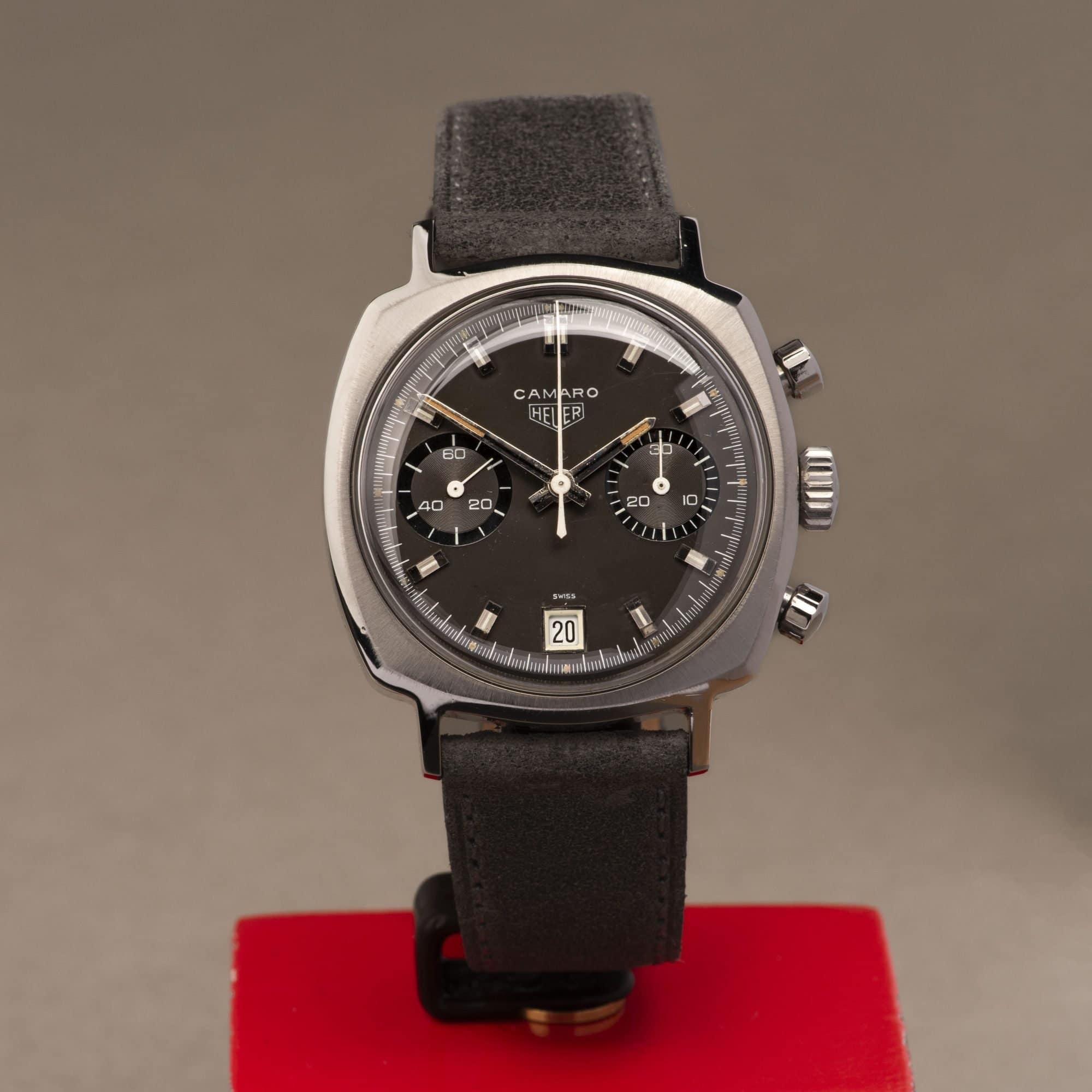 Heuer Camaro Valjoux 7732 1970's Heuer Camaro Dato 30 7843 Watches