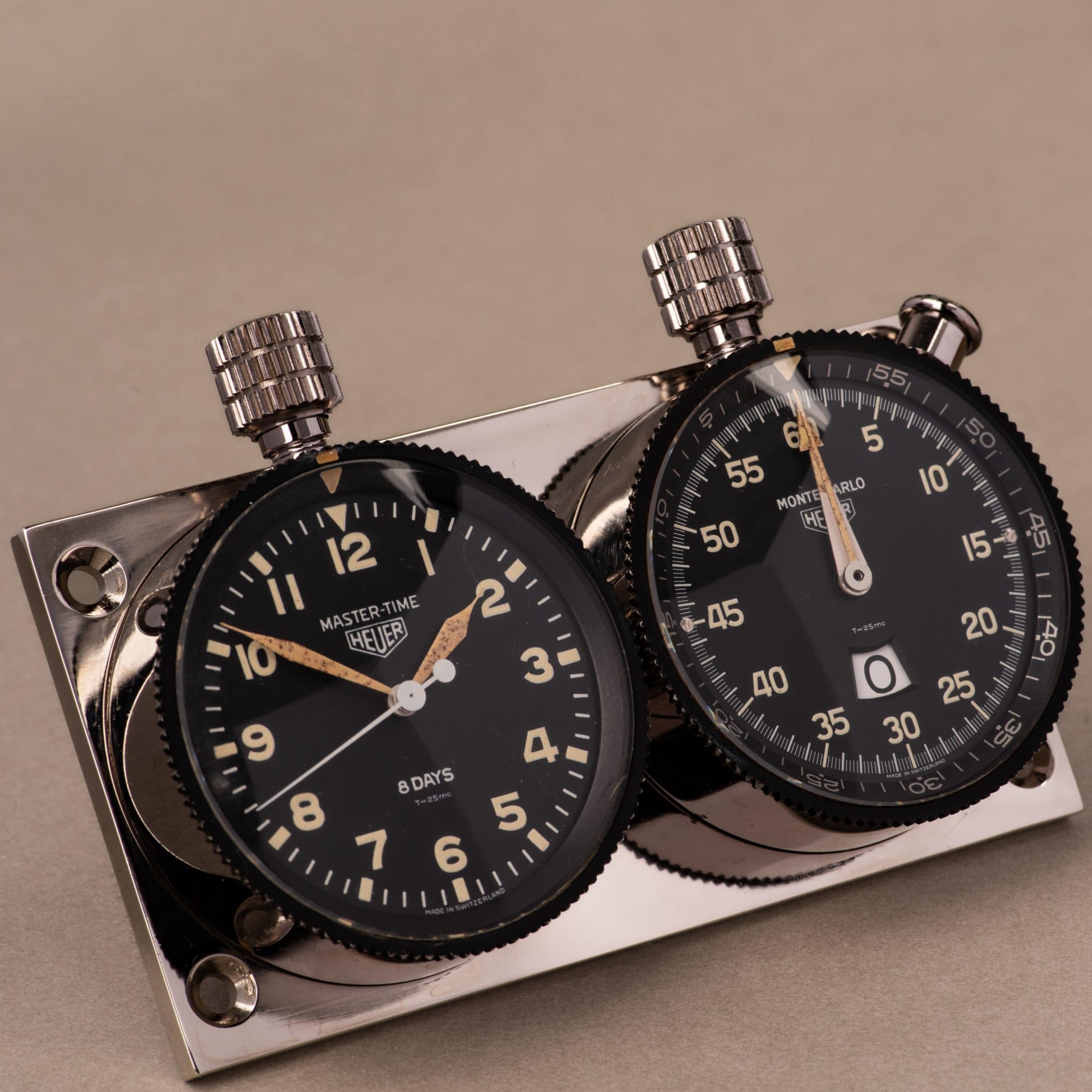 1960’s Heuer Monte Carlo and Master Time Rally Set - Watches of