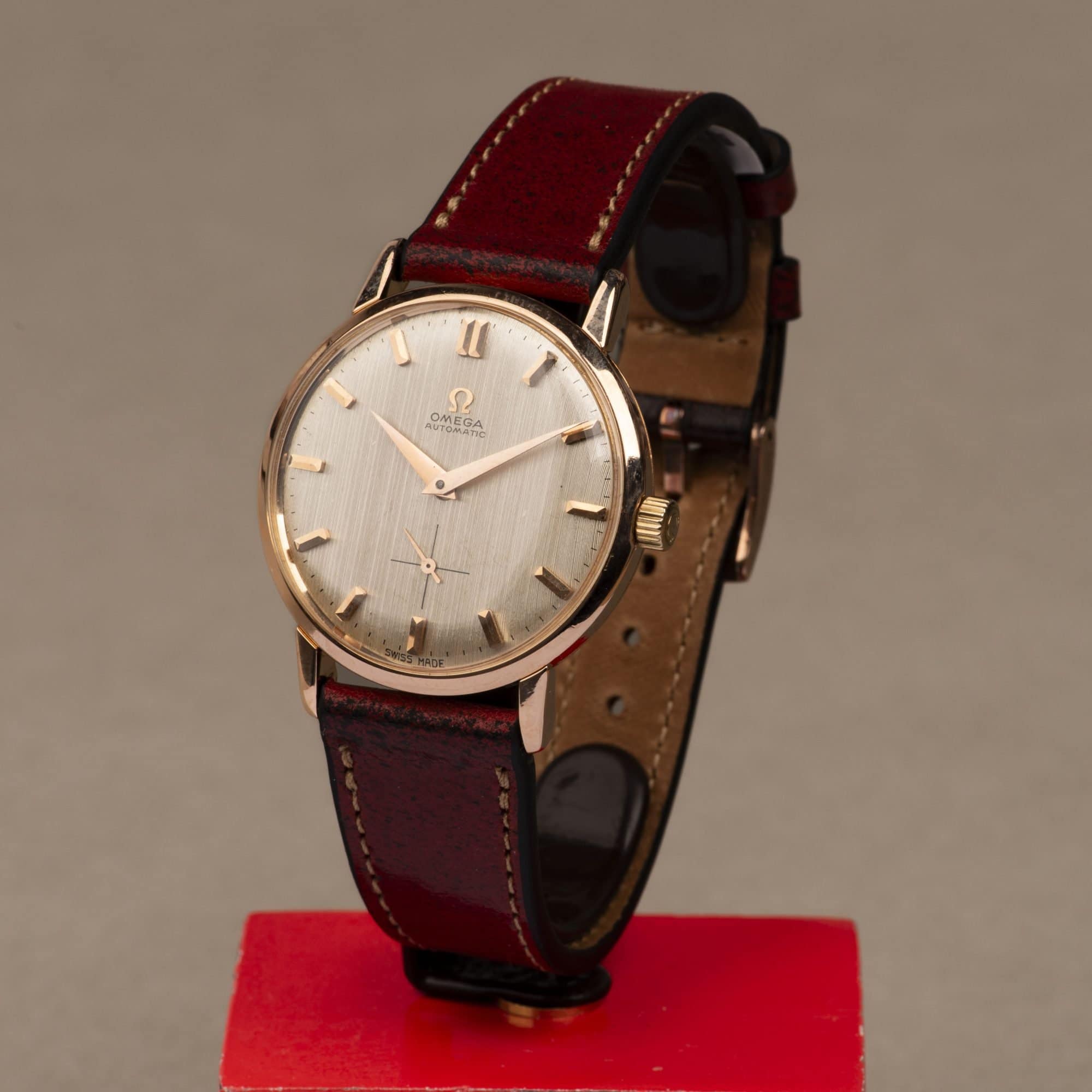 Rose Gold 1950 Omega Gold Watch Omega 1950 Gents Omega 18ct Rose - Main Image