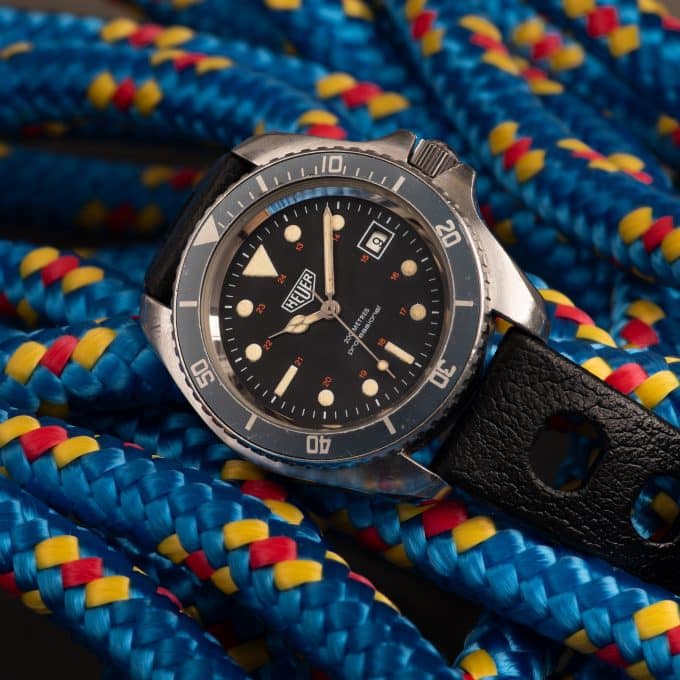 1980 Heuer 844 Cathedral Hands