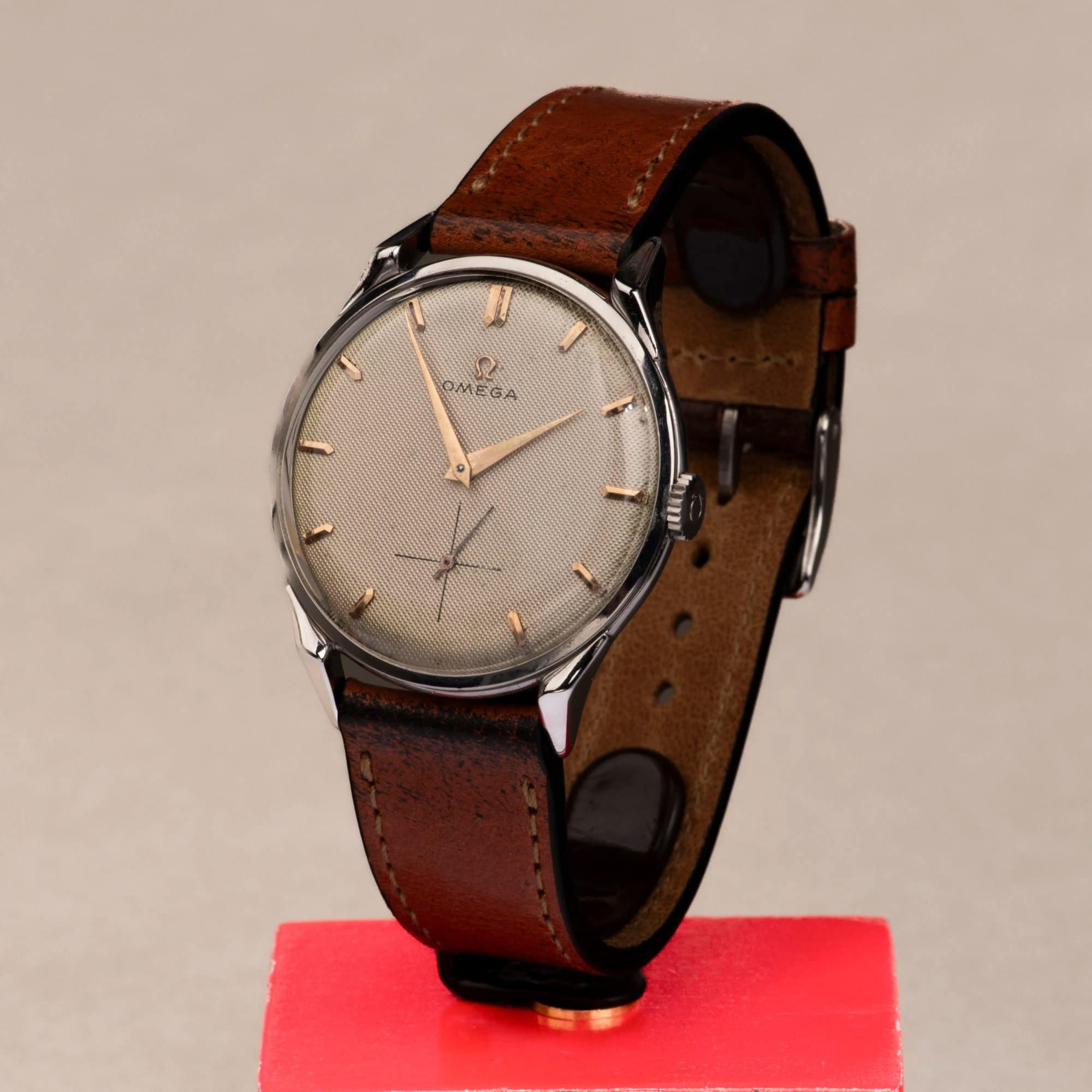 1955 Omega Jumbo Waffle Dial 2603-12